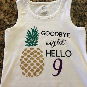 9th bday pineapple shirt